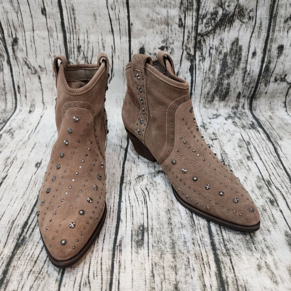 Western Inspired Studded Sam Edelman Booties - Picture 6 of 9